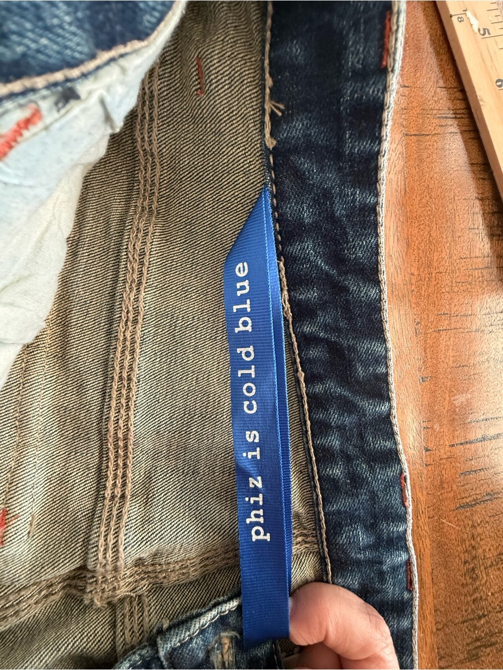 RARE WHYPLUSSEVEN Men’s Korean Archive Distressed Painter Jeans L
30x30